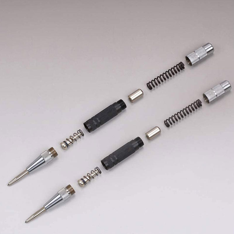 6-inch Super Strong Automatic Center Punch Set Steel Spring Loaded Center Hole Punch with Adjustable Tension Handheld Punch Tool for Metal Wood 6-inch Super Strong Automatic Center Punch Set Steel Spring Loaded Center Hole Punch with Adjustable Tension Handheld Punch Tool for Metal Wood